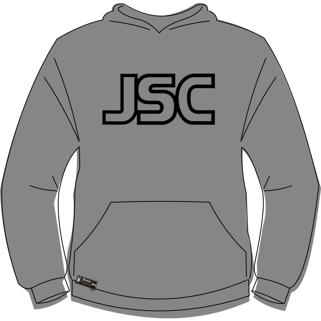 JSC Grey Hoody - Black Print